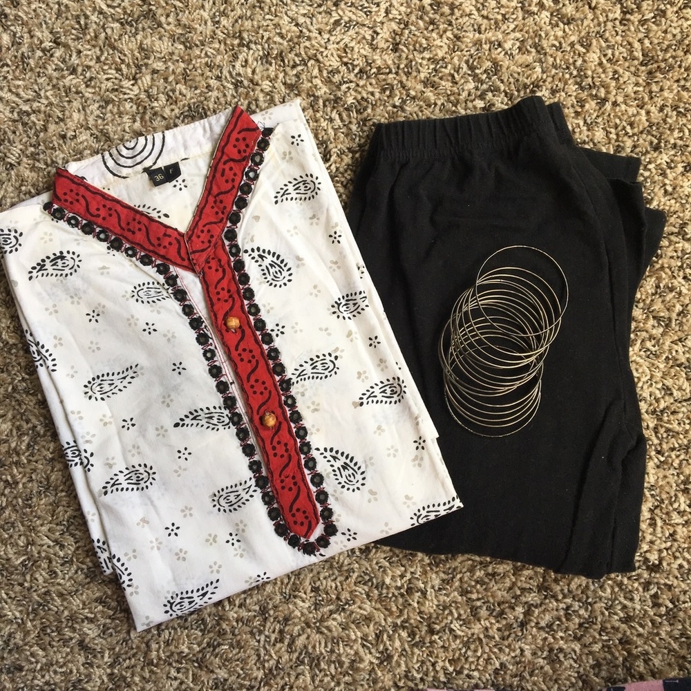 Bollywood Indian kurti (tunic)